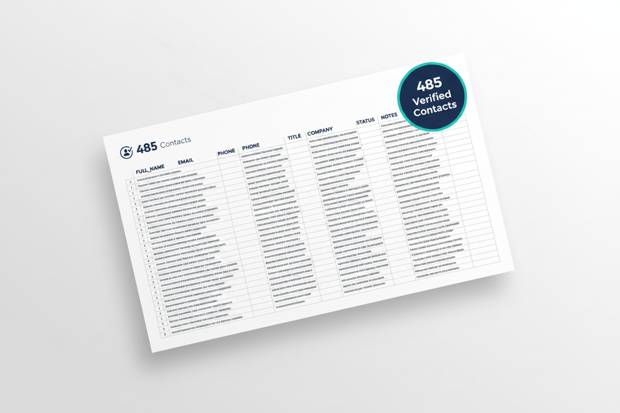 485 Contacts Mockup — Reference